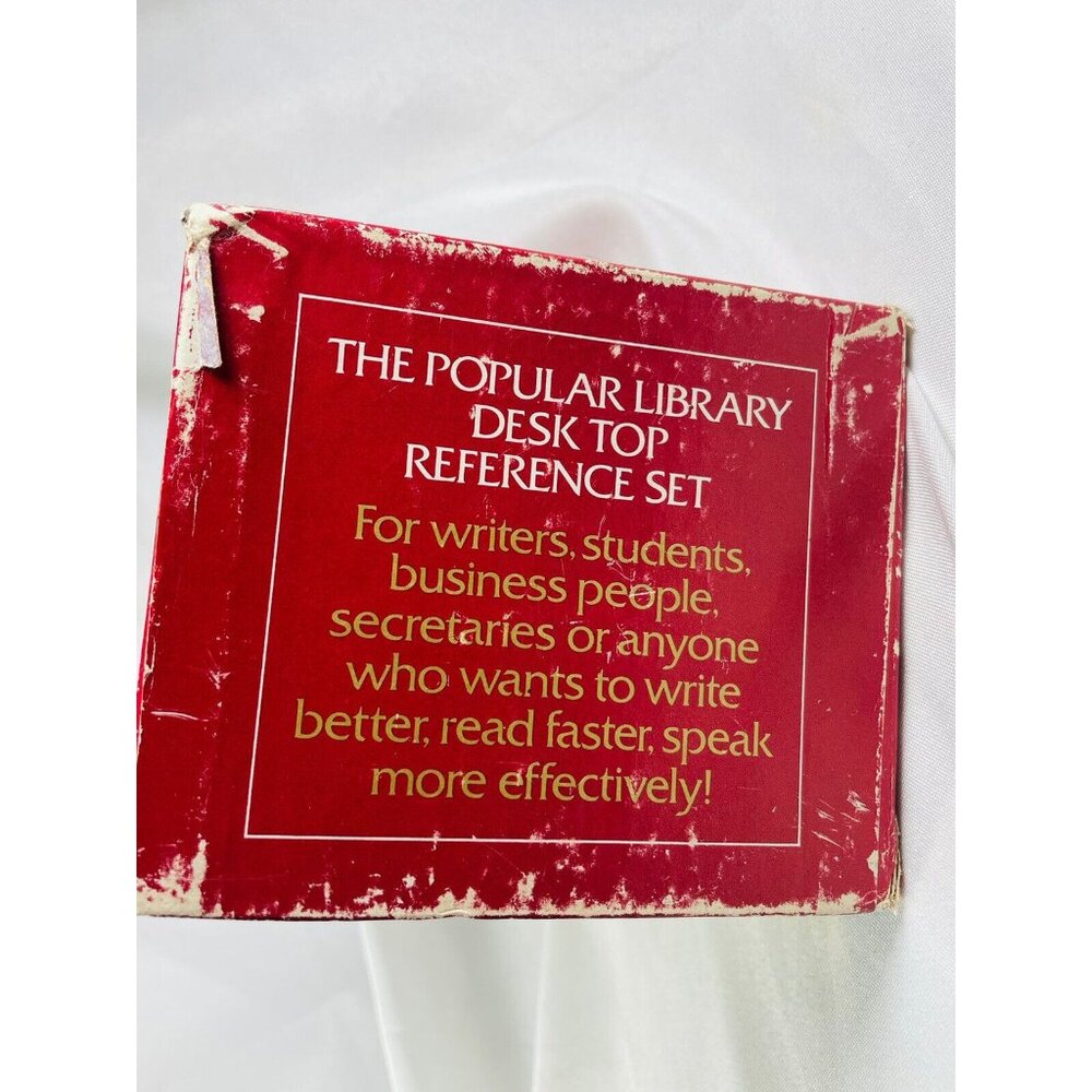 Webster’s Popular Library Desk Top Reference Vintage 5 Book Set - Picture 4 of 12